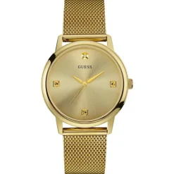 Guess Stijlvol Gouden Horloge van RVS-Heren Horloges