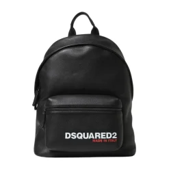 Dsquared2 Stijlvolle Alledaagse Rugzak met Buitenvak voor Essentiële Spullen-Heren Rugzakken