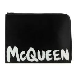 Alexander McQueen Stijlvolle Clutch Portemonnees en Kaarthouders-Heren Portefeuilles