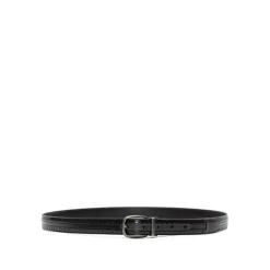 Dolce & Gabbana Stijlvolle Leren Riem-Heren Riemen