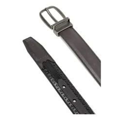 Dolce & Gabbana Stijlvolle Leren Riem-Heren Riemen