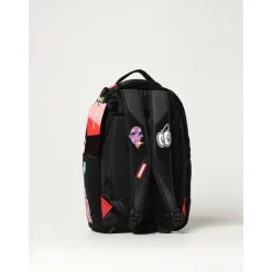 SPRAYGROUND Stijlvolle Multi Rugzak met Patches-Heren Rugzakken