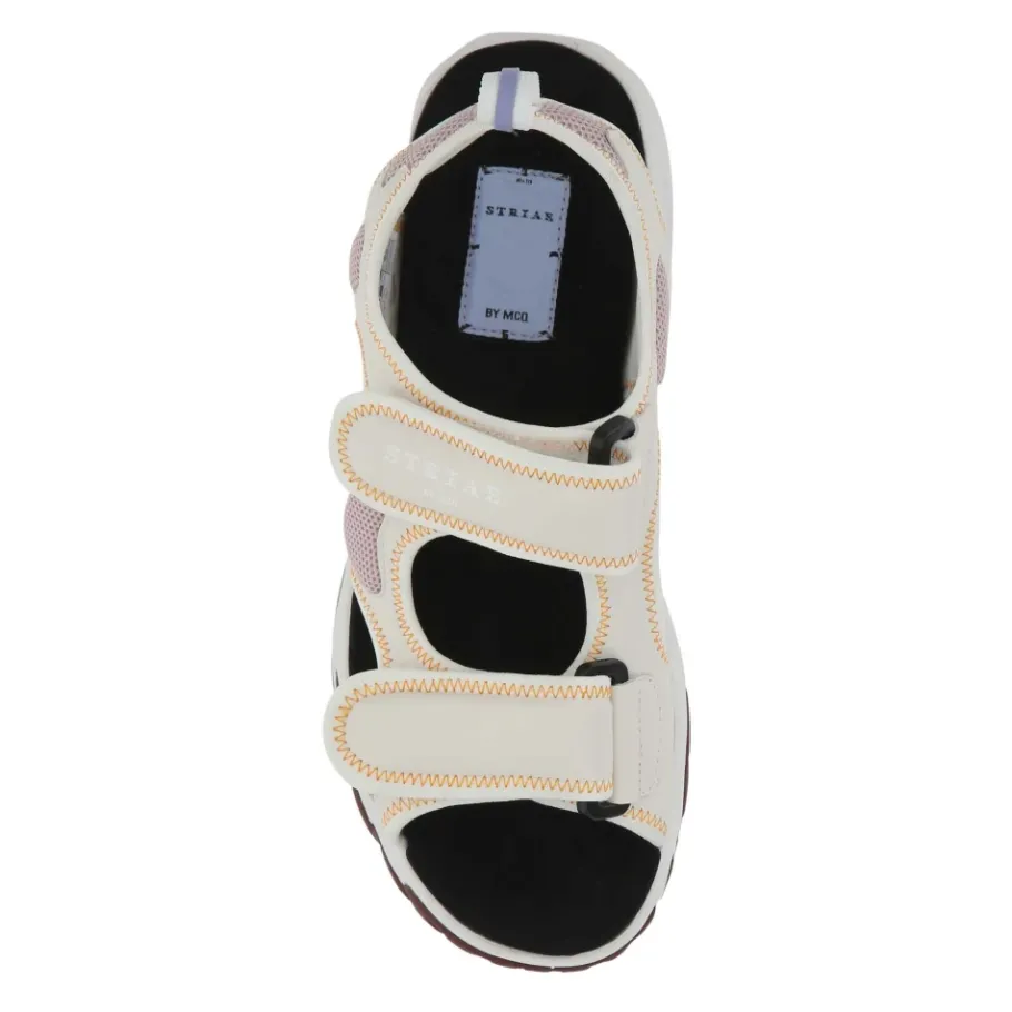 Alexander McQueen Stijlvolle platte sandalen met multicolor stof-Heren Sandalen