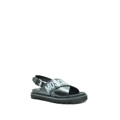 Moschino Stijlvolle Platte Sandalen voor Vrouwen-Heren Sandalen