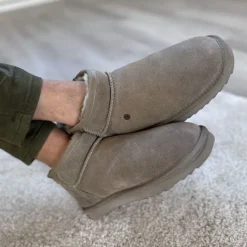 Warmbat Stijlvolle Sheepskin Laarzen voor Mannen-Heren Snowboots