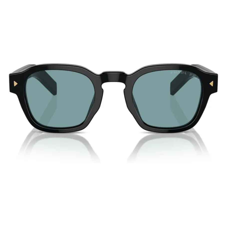 Prada Stijlvolle zonnebril met gouden montuur-Heren Zonnebrillen