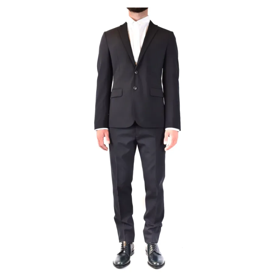 Dsquared2 Stijlvolle e Wollen Jas-Heren Kostuums
