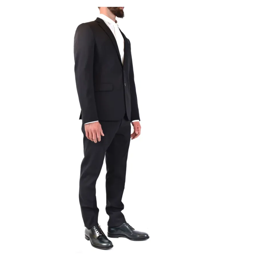 Dsquared2 Stijlvolle e Wollen Jas-Heren Kostuums