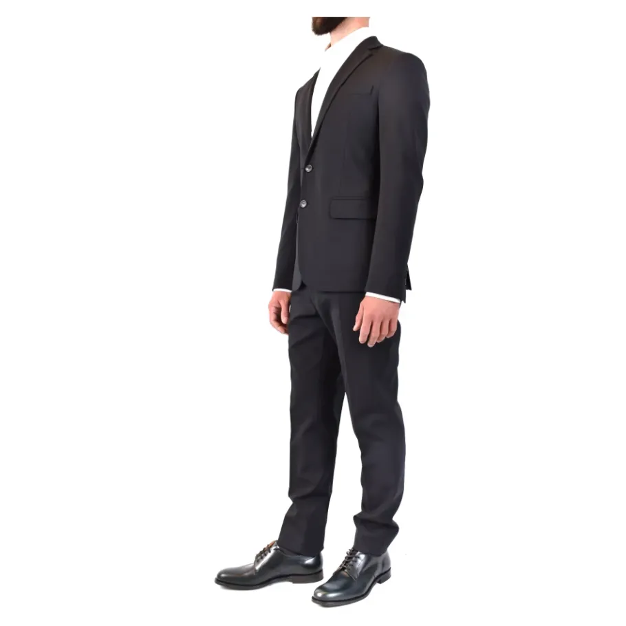 Dsquared2 Stijlvolle e Wollen Jas-Heren Kostuums