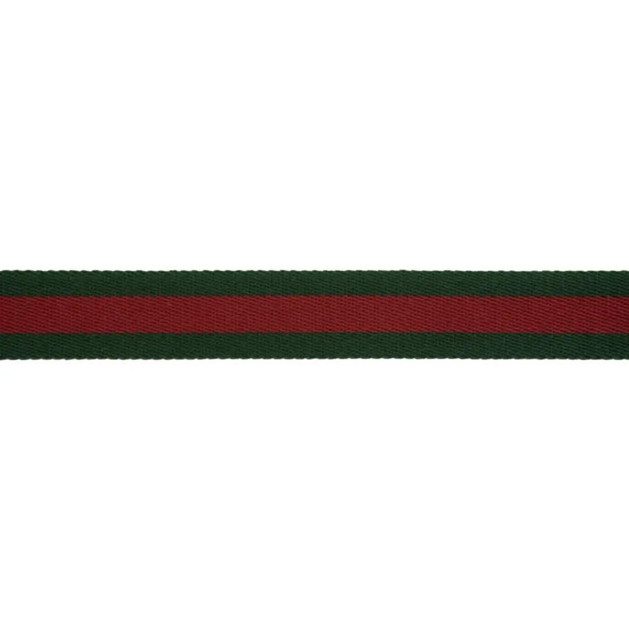Gucci Stoffen Riem met Leren Details-Heren Riemen