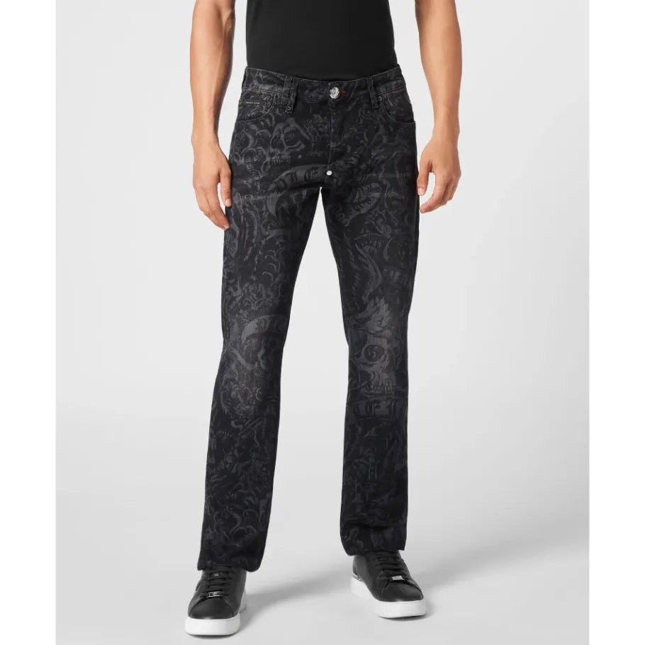 Philipp Plein Straight Jeans-Heren Jeans