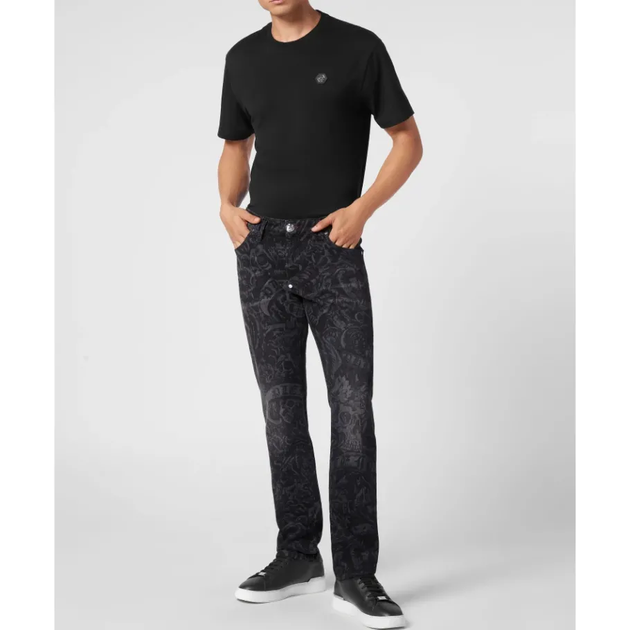 Philipp Plein Straight Jeans-Heren Jeans