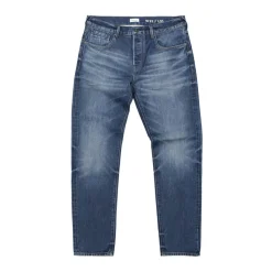 Butcher of Blue Straight Shadow Denim Jeans-Heren Jeans