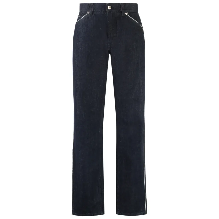 Dolce & Gabbana Straight-leg jeans met 5 zakken-Heren Jeans