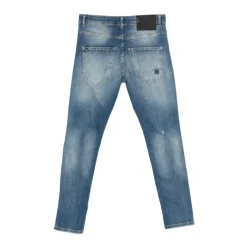 John Richmond Stretch Katoen Gescheurde Lange Jeans-Heren Jeans