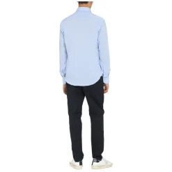 THE (Alphabet) Stretch katoenen overhemd-Heren Overhemden