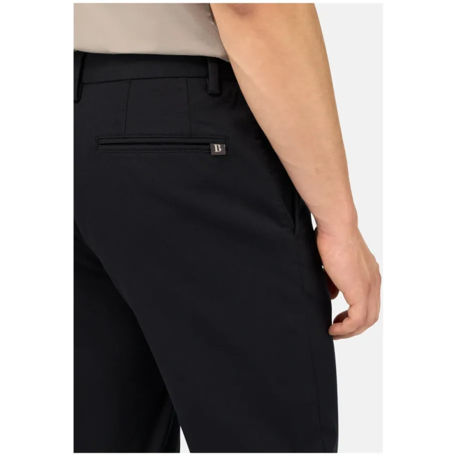 Boggi Milano Stretch Katoen/Tencel Broek-Heren Broeken