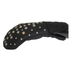 Dolce & Gabbana Studded Shearling Handschoenen - Zwart-Heren Handschoenen