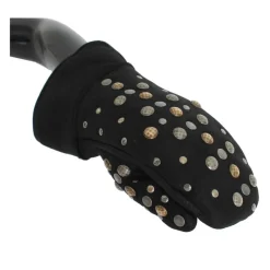 Dolce & Gabbana Studded Shearling Handschoenen - Zwart-Heren Handschoenen