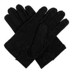 Moschino Suède handschoenen met geborduurd logo-Heren Handschoenen