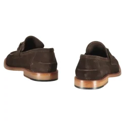 Bruno Magli Suède Kalfsleren Penny Loafers-Heren Instappers & Slip Ons