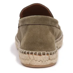 Abarca Suède Loafer in kaki-Heren Espadrilles