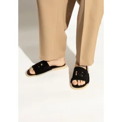 Dolce & Gabbana Suède pantoffels-Heren Slippers