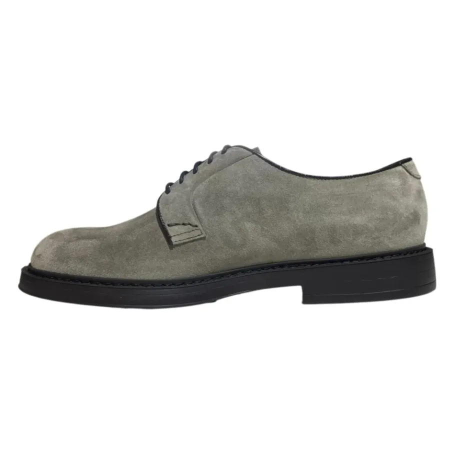 Doucal's Suede Kalfsleren Derby Schoenen-Heren Nette Schoenen