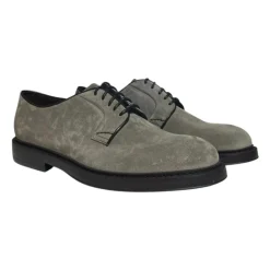 Doucal's Suede Kalfsleren Derby Schoenen-Heren Nette Schoenen