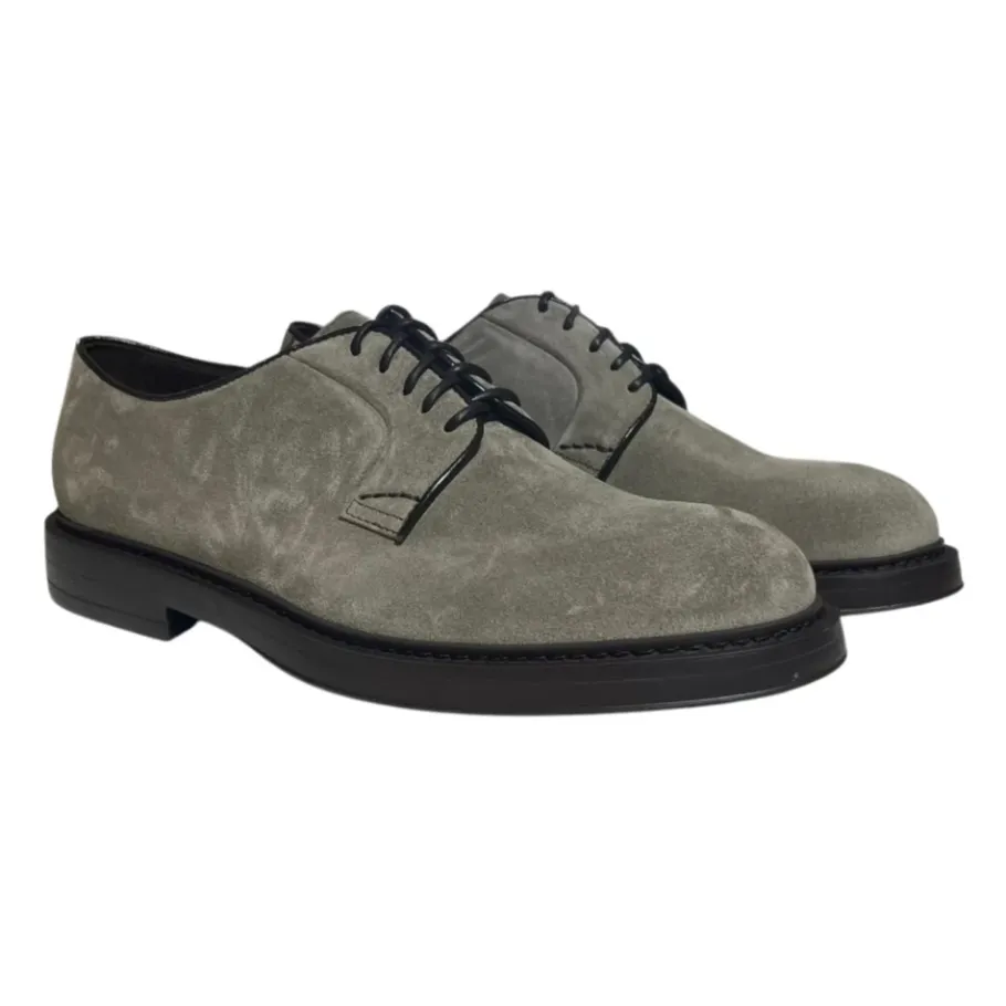 Doucal's Suede Kalfsleren Derby Schoenen-Heren Nette Schoenen