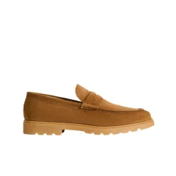 Kiton Suede Loafer-Heren Instappers & Slip Ons