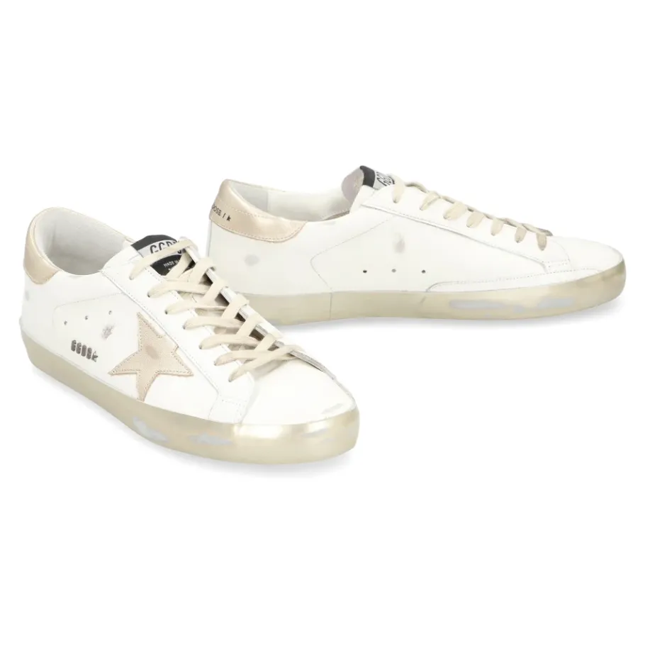 Golden Goose Super-Star Leren Sneakers-Heren Sneakers