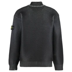 Stone Island Sweater met ritssluiting en sublimatieprint-Heren Truien & Vesten