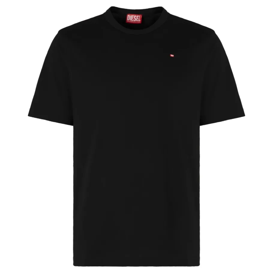 Diesel T-Adjust Microdiv Katoenen T-shirt met ronde hals-Heren Shirts