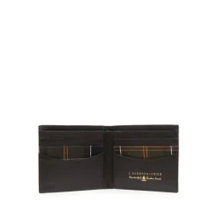Barbour Tartan Check Leren Portemonnee-Heren Portefeuilles
