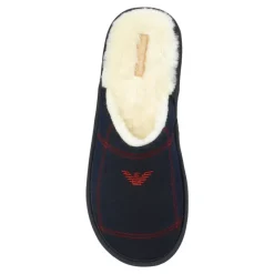 Emporio Armani Tartan motief flanellen pantoffels-Heren Pantoffels