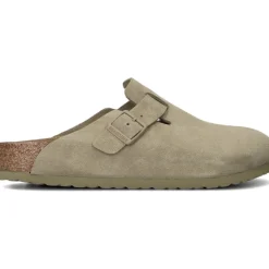 Birkenstock Taupe Instappers Boston Heren-Heren Instappers & Slip Ons