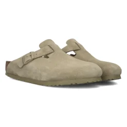 Birkenstock Taupe Instappers Boston Heren-Heren Instappers & Slip Ons