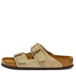 Birkenstock Taupe Smalle Pasvorm Sandalen-Heren Slippers