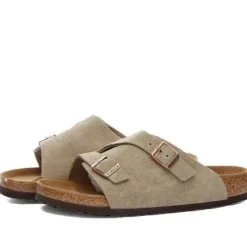 Birkenstock Taupe Smalle Pasvorm Sandalen-Heren Slippers