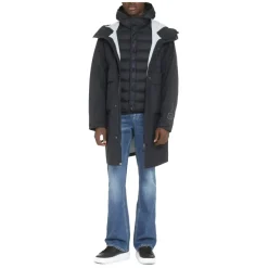 C.P. Company Technische stof parka met uitneembaar donsjack-Heren Jassen