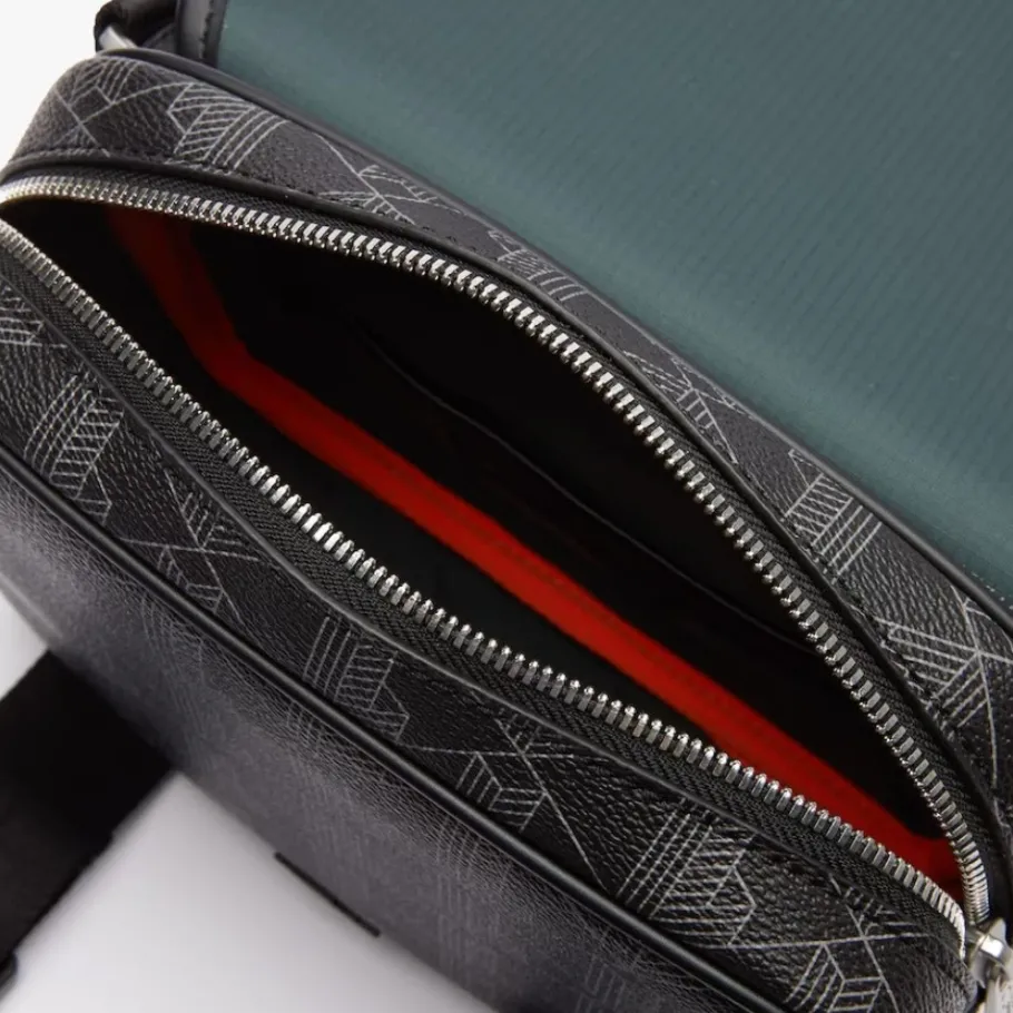 Lacoste The Blend Monogramme Crossbody Bag-Heren Tassen