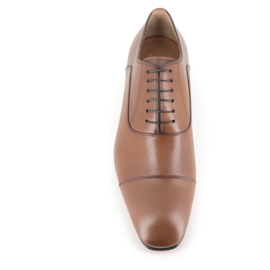 Christian Louboutin Tobacco Oxford Platte Schoenen-Heren Instappers & Slip Ons|Nette Schoenen