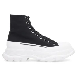 Alexander McQueen Tread Slick Lace-Up Enkellaarsjes-Heren Sneakers