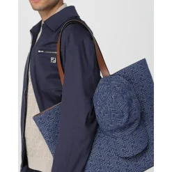 Fendi Trendy Patroon Baseballpet voor Zonbescherming-Heren Petten