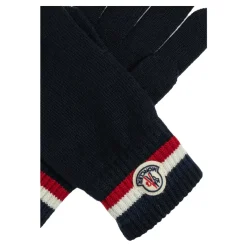 Moncler Tricolor Wollen Handschoenen-Heren Handschoenen