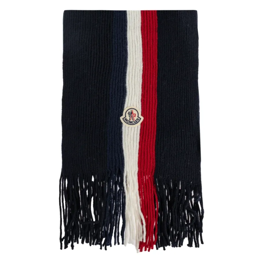 Moncler Tricolor wollen sjaal-Heren Sjaals