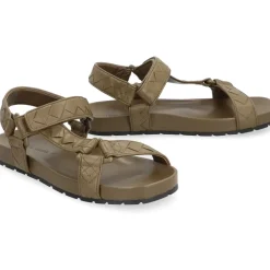 Bottega Veneta Trip Leren Sandalen-Heren Sandalen