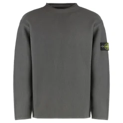 Stone Island Trui met polokraag en omgekeerde stikseldetails-Heren Truien & Vesten