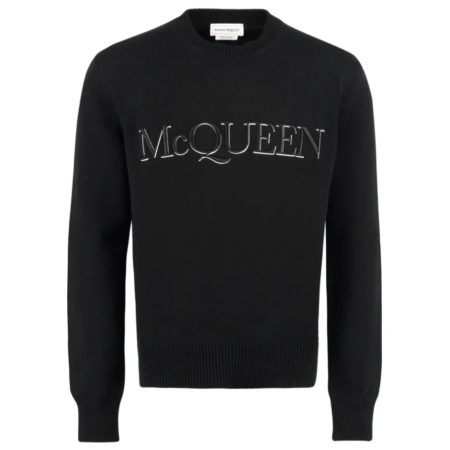 Alexander McQueen Trui met ronde hals-Heren Truien & Vesten